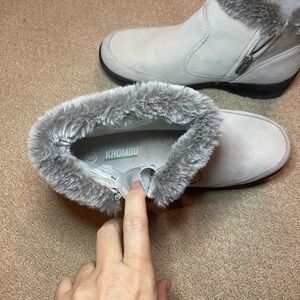 Khombu women’s suede leather boots